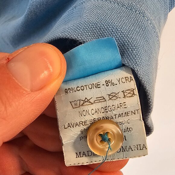 Circolo 1901 bright blue short-sleeve polo - Picture 5 of 7